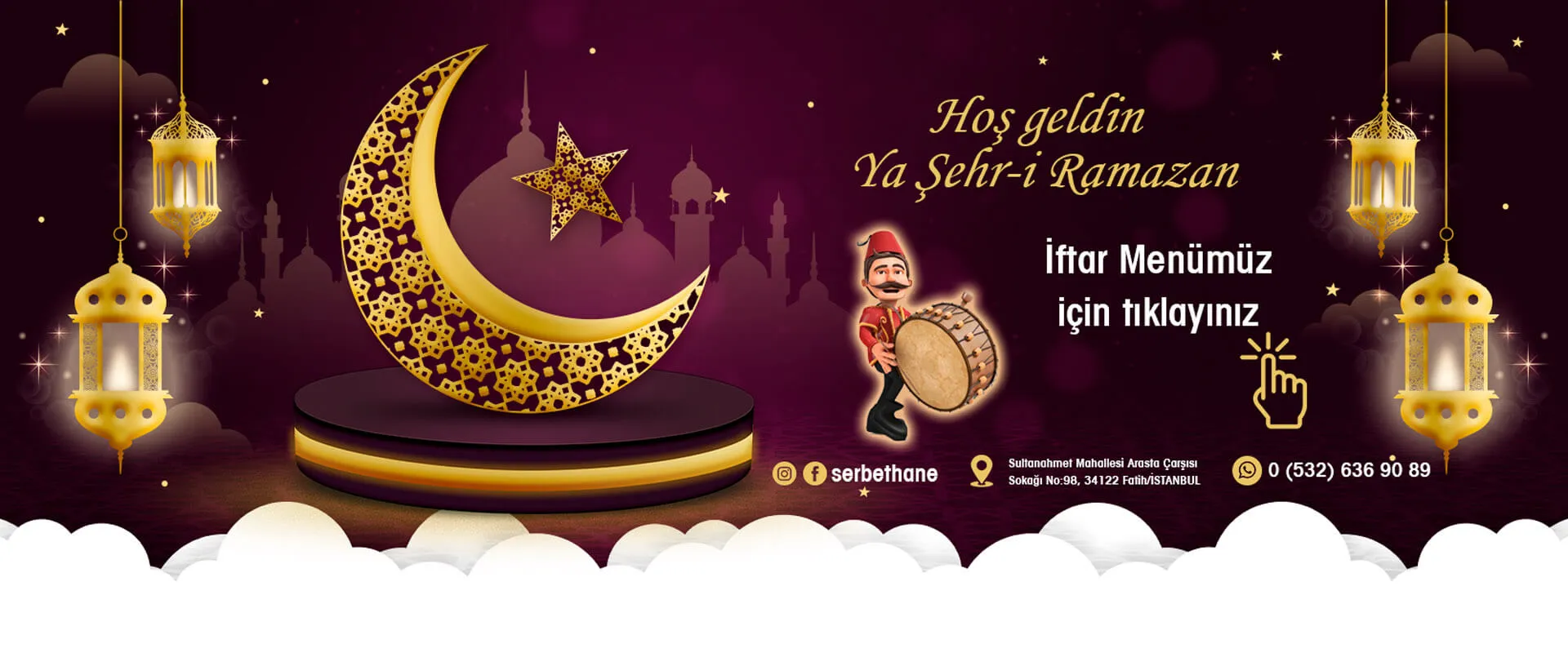 Hoş Geldin Ya Şehr-İ Ramazan ~ Şerbethane İftar Menüsü için tıklayınız.